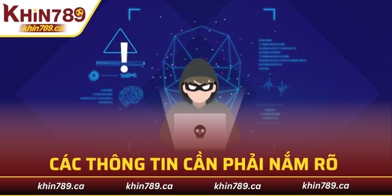 Các thông tin cần phải nắm rõ của chính sách bảo mật